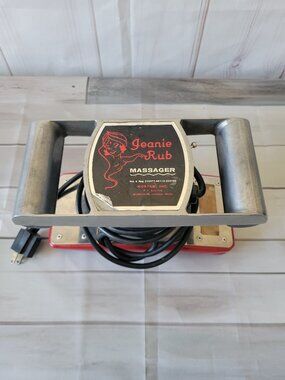Vintage Geanie Rub Massager Morfam, Inc. Vibrating Electric Deep Tissue Massager